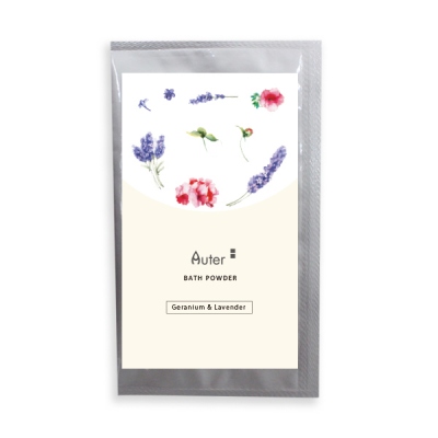 Auter BATH POWDER [Geranium&Lavender] (3包入)